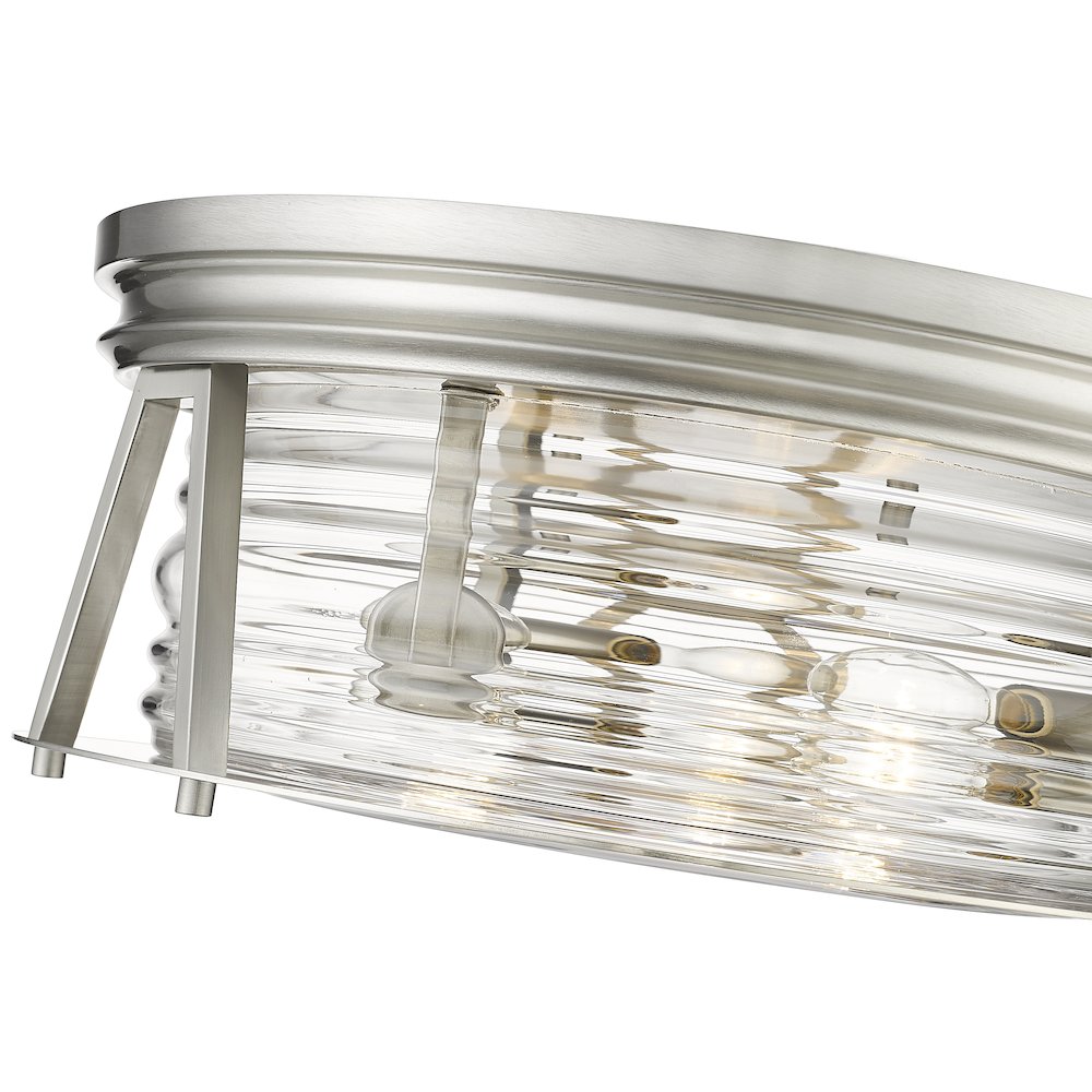 Z-Lite 3 Light Flush Mount. Picture 4