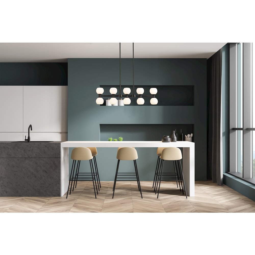 Z-Lite 10 Light Linear Chandelier. Picture 7