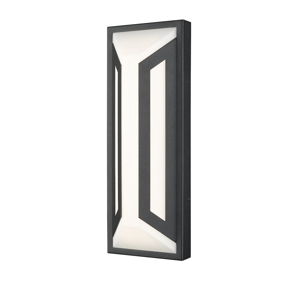 Z-Lite 2 Light Outdoor Wall Light, Sand Black. Picture 1