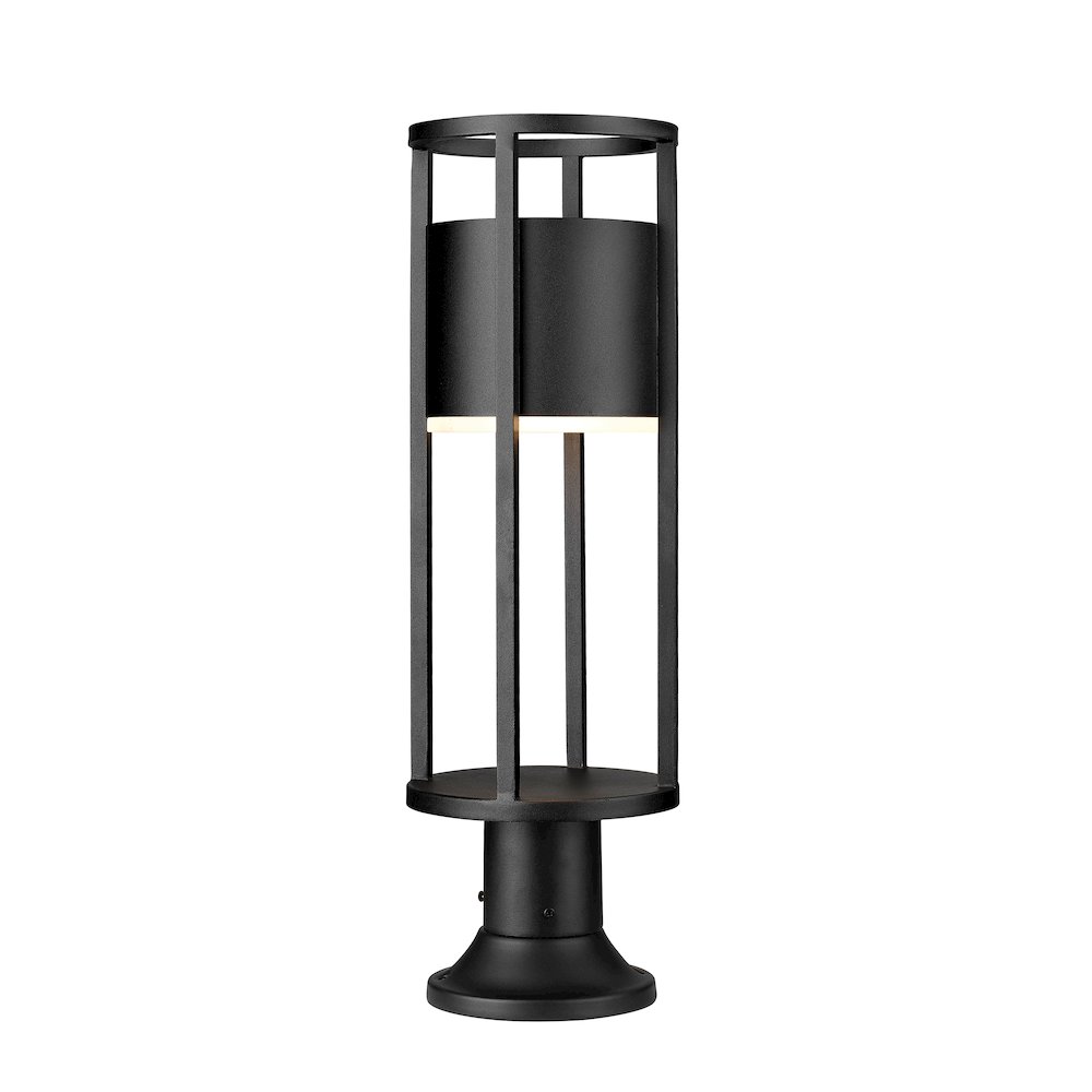 Z-Lite 1 Light Outdoor Pier Mounted Fixture. Picture 1