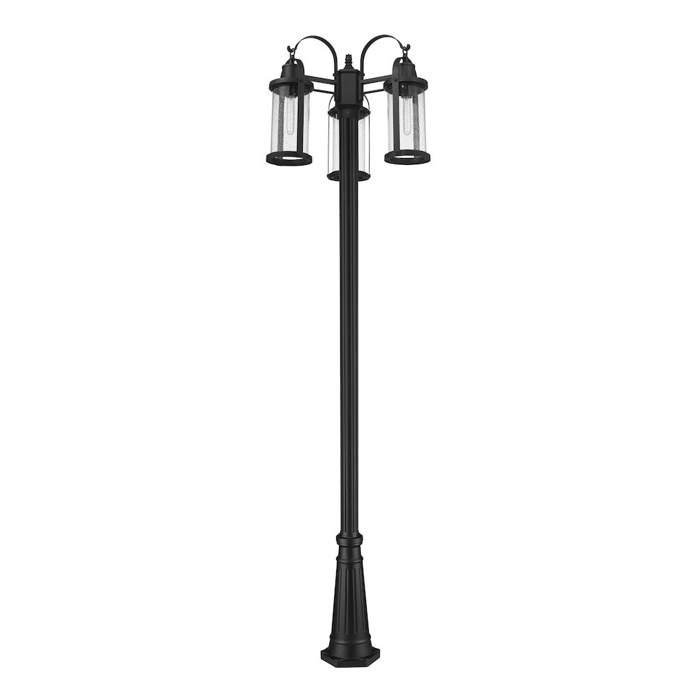 Z-Lite 3 Light Outdoor Post Mounted Fixture. Picture 3