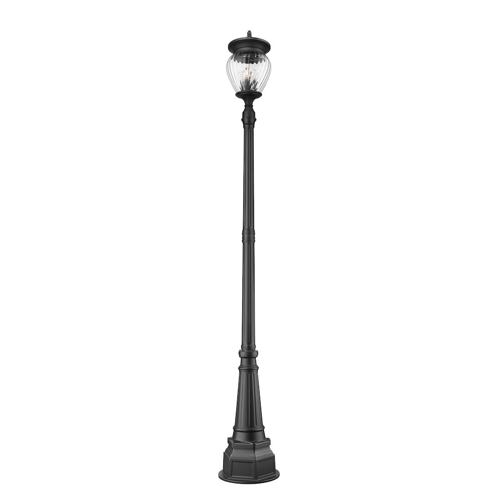 Z-Lite 4 Light Outdoor Post Mounted Fixture. Picture 2