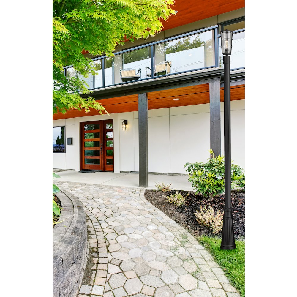 Z-Lite 1 Light Outdoor Post Mounted Fixture. Picture 6