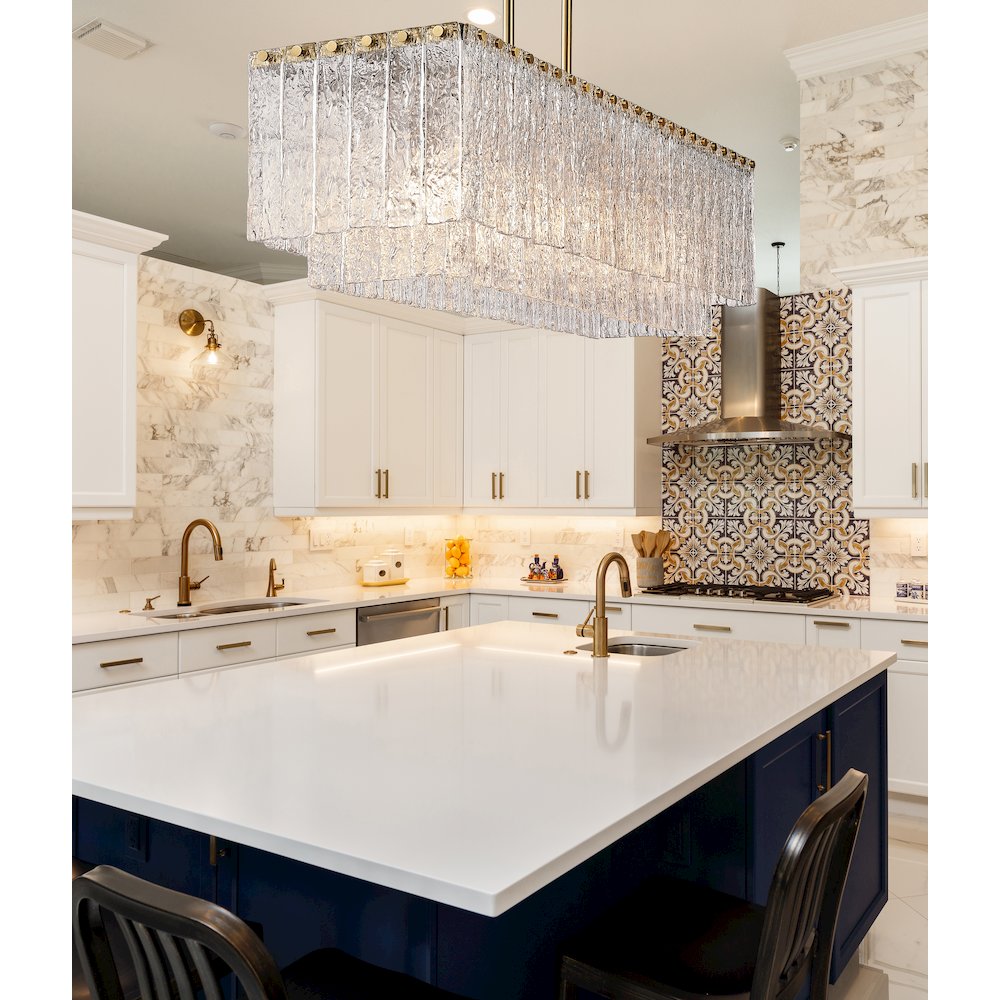 Z-Lite 5 Light Linear Chandelier. Picture 7