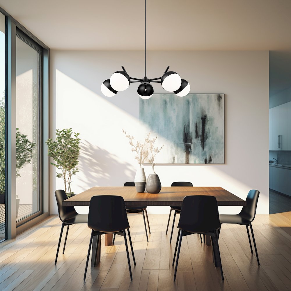 Z-Lite 5 Light Chandelier. Picture 6