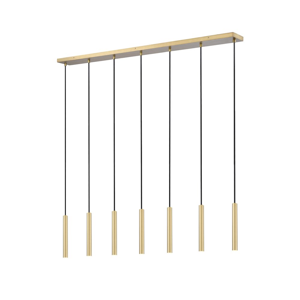 Z-Lite 7 Light Linear Chandelier. Picture 3