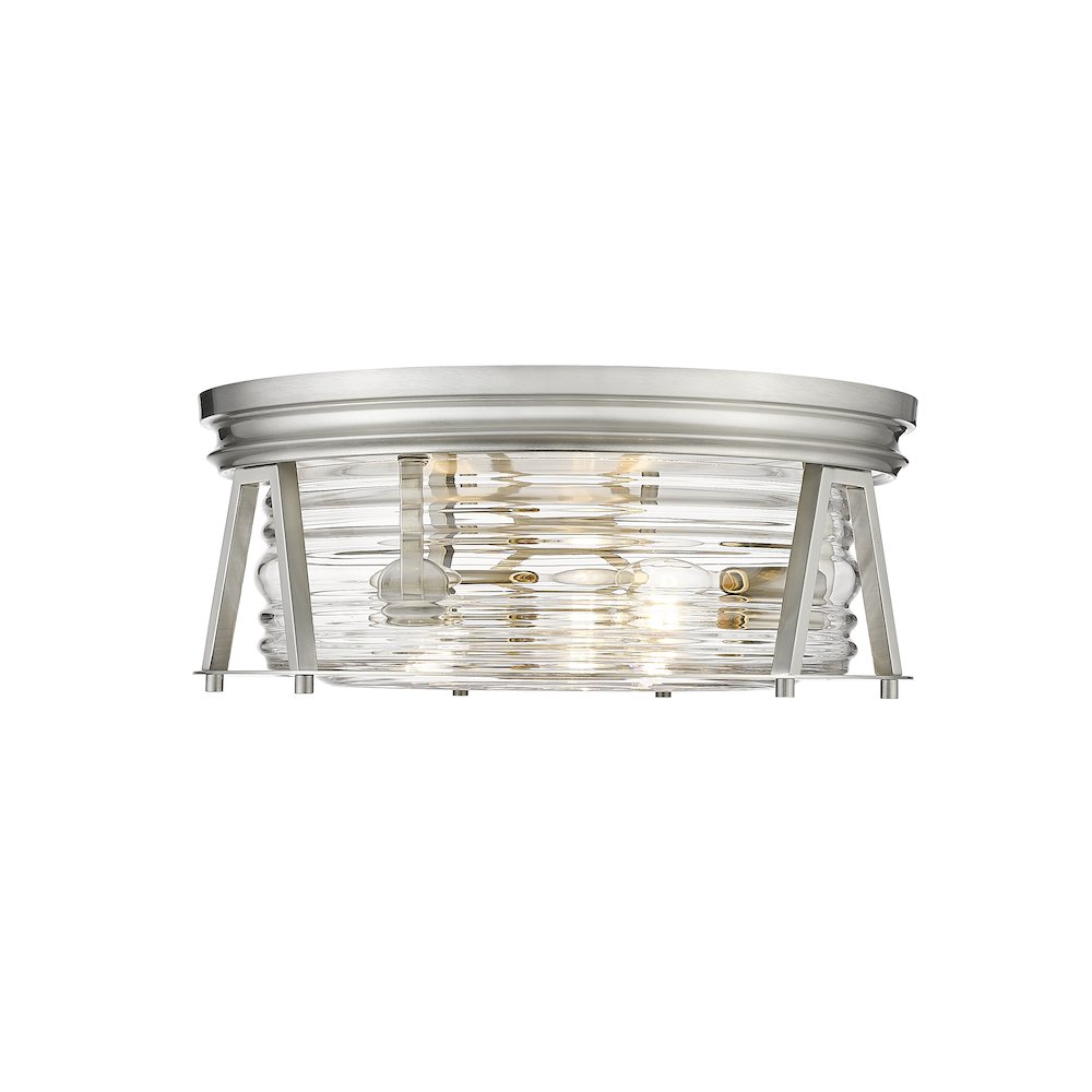 Z-Lite 3 Light Flush Mount. Picture 2