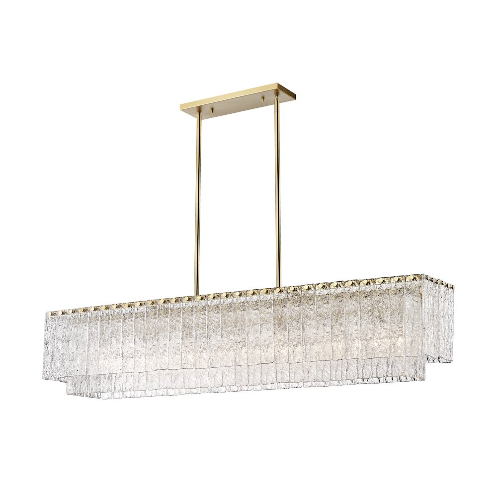 Z-Lite 7 Light Linear Chandelier. Picture 3