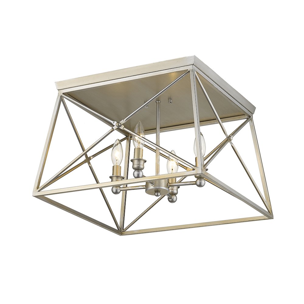 Z-Lite 4 Light Flush Mount. Picture 3
