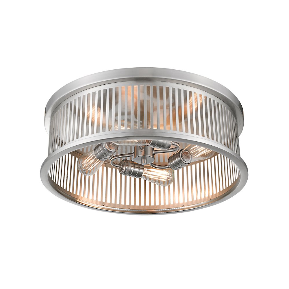 Z-Lite 4 Light Flush Mount. Picture 3