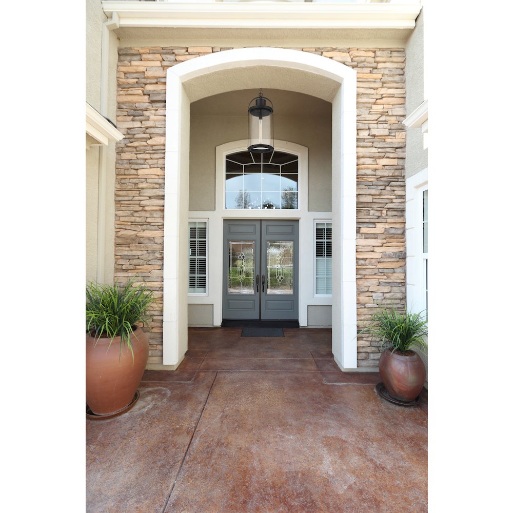 Z-Lite 1 Light Outdoor Chain Mount Ceiling Fixture. Picture 6