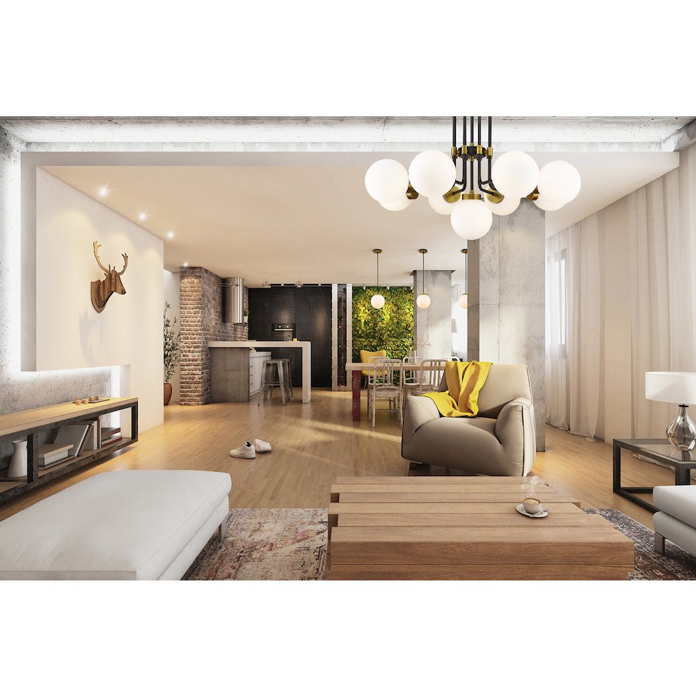 Z-Lite 9 Light Chandelier. Picture 6
