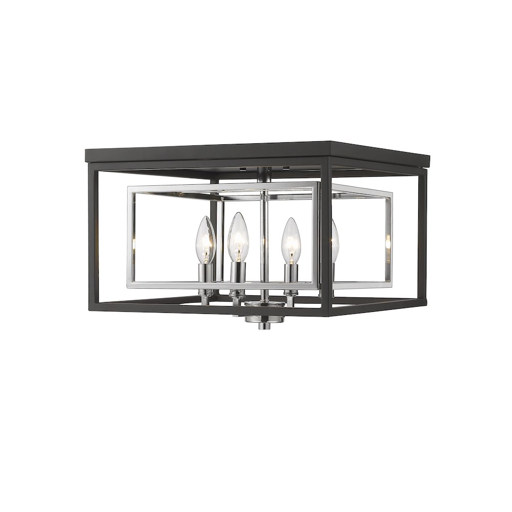 Z-Lite 4 Light Flush Mount. Picture 4