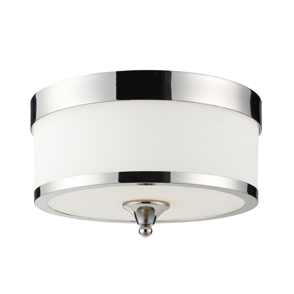Z-Lite 3 Light Flush Mount. Picture 1