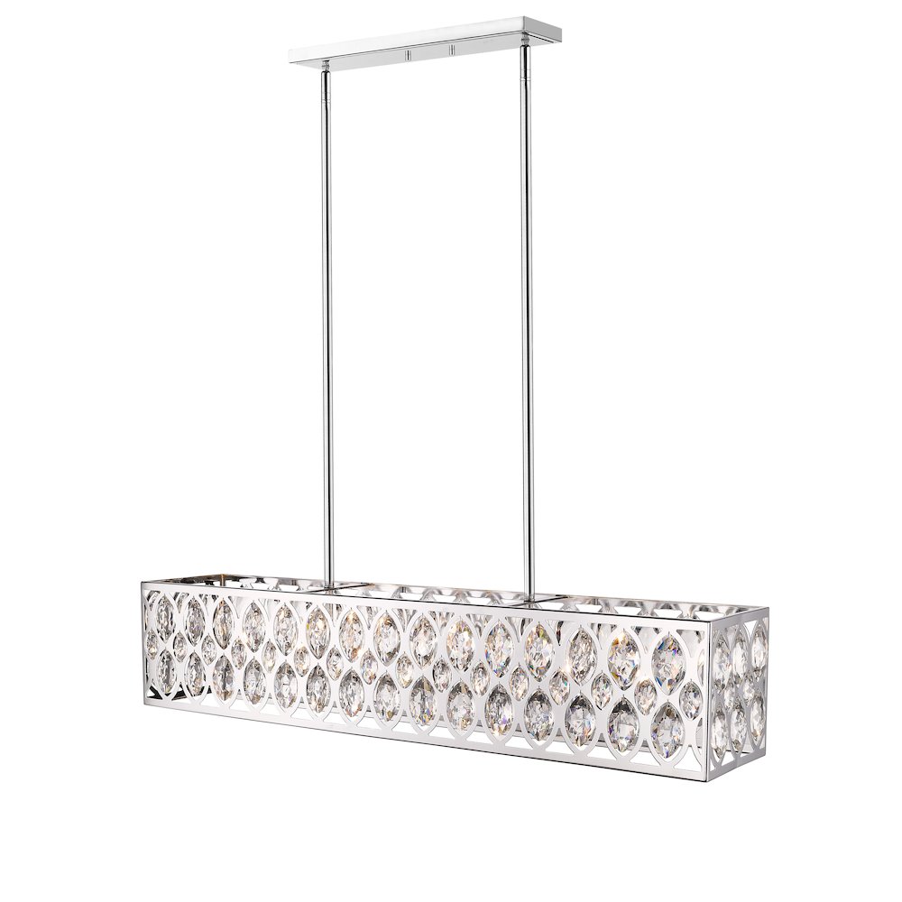 Z-Lite 7 Light Linear Chandelier. Picture 4