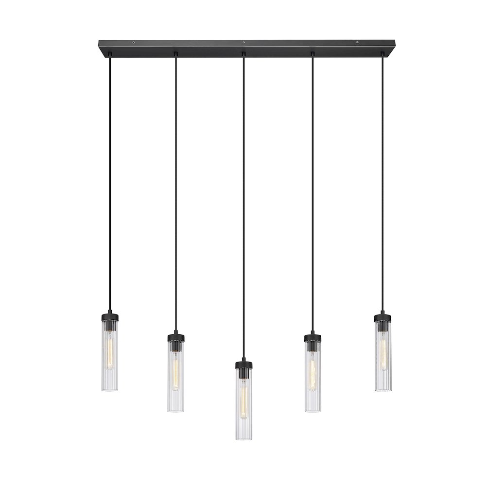 Z-Lite 5 Light Linear Chandelier. Picture 2