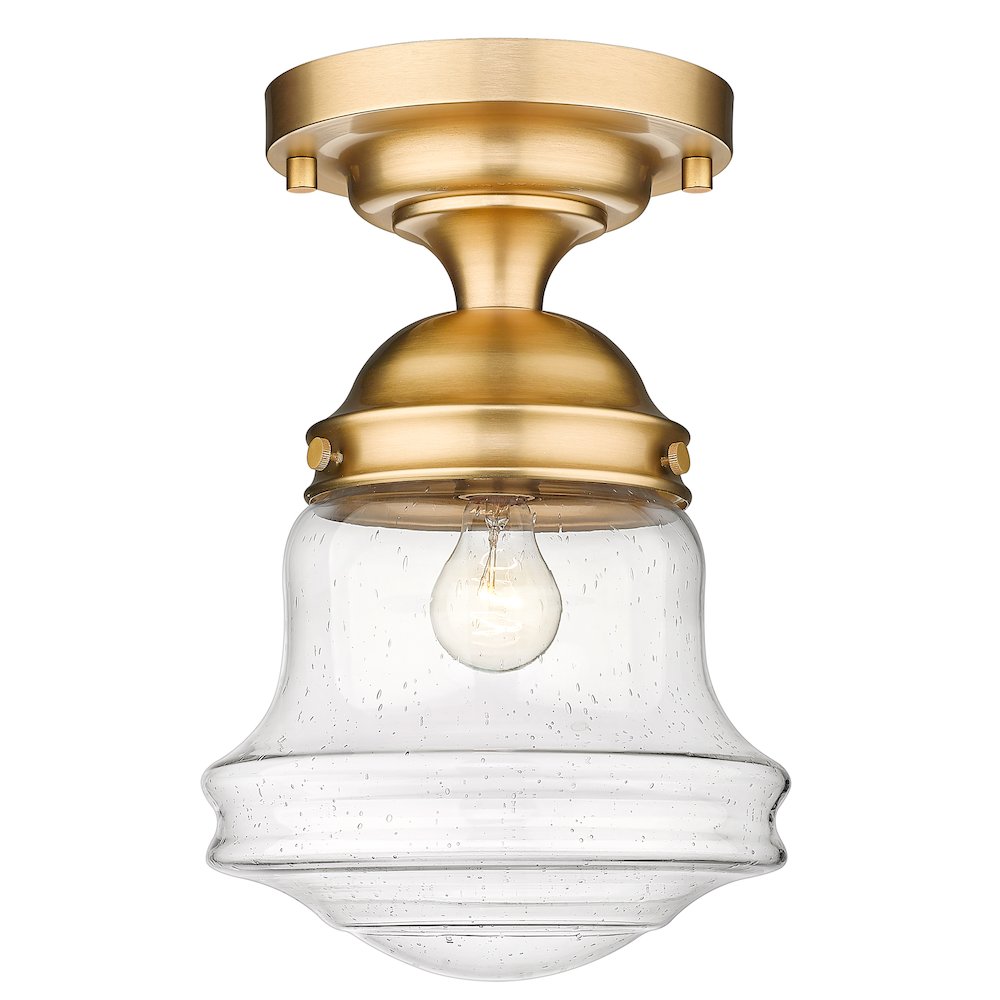 Z-Lite 1 Light Flush Mount. Picture 1