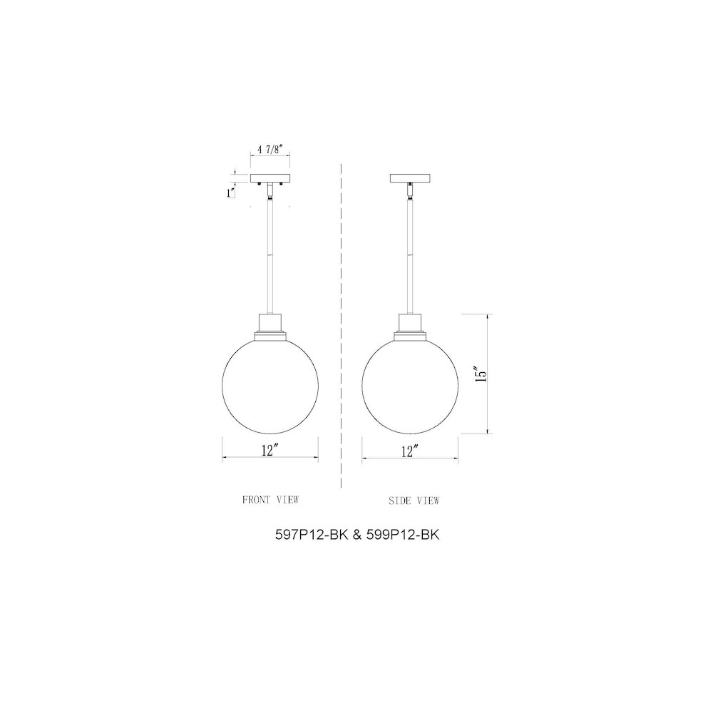 Z-Lite 1 Light Outdoor Pendant. Picture 8
