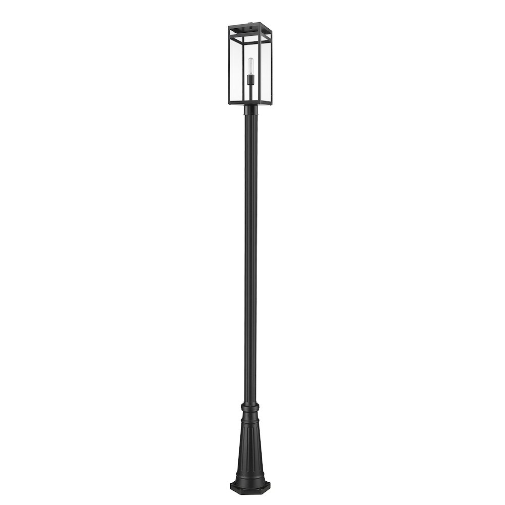 Z-Lite 1 Light Outdoor Post Mounted Fixture. Picture 5