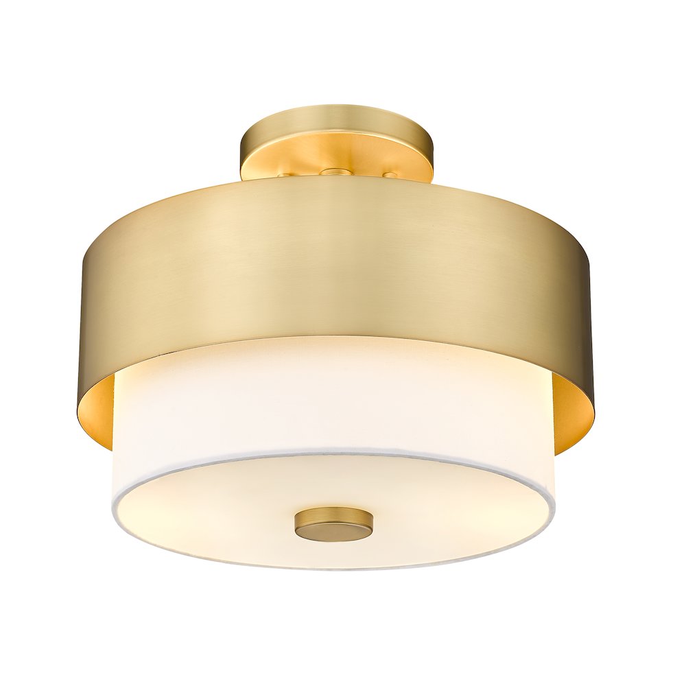 Z-Lite 2 Light Semi Flush Mount. Picture 3