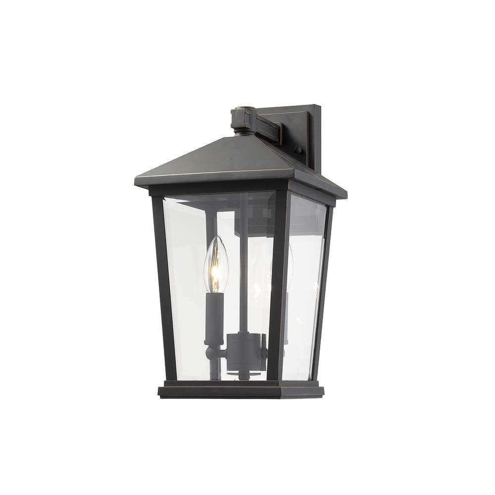 2 Light Outdoor Wall Light. Picture 1