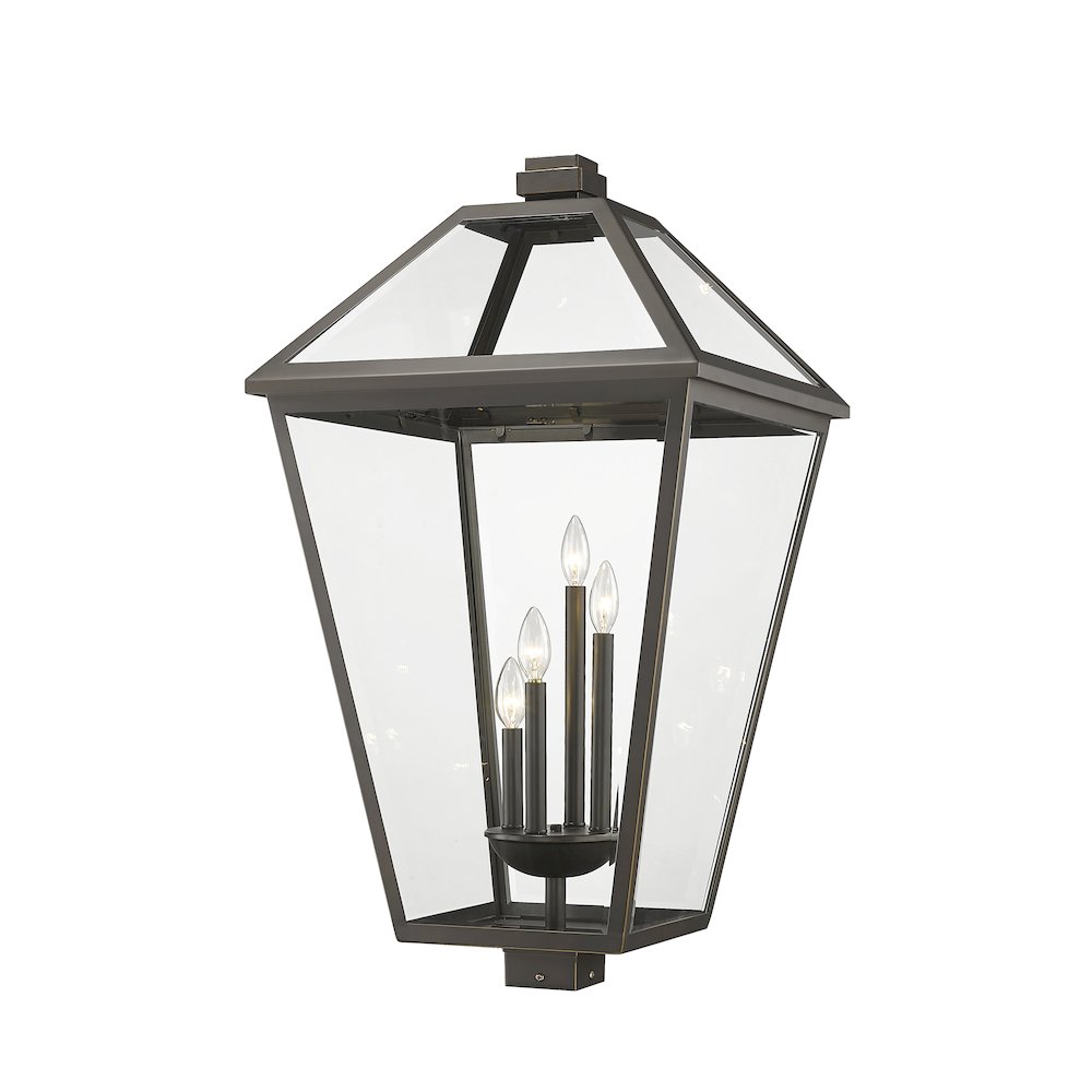 Z-Lite 4 Light Outdoor Post Mount Fixture. Picture 1