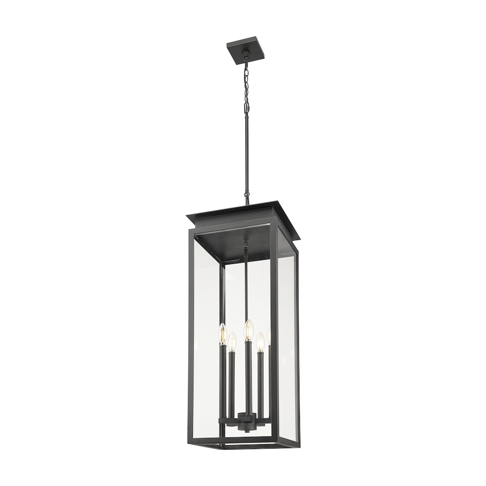 Z-Lite 5 Light Outdoor Chain Mount Ceiling Fixture. Picture 2