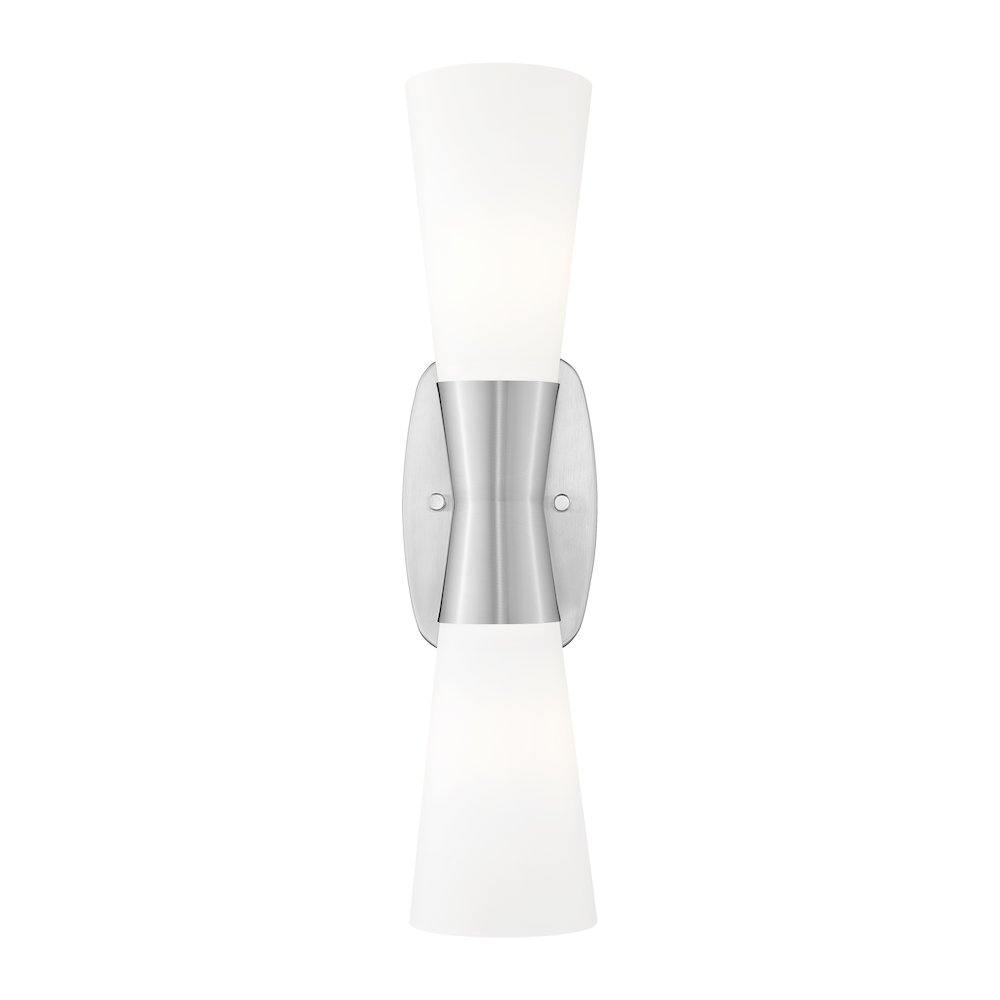 Z-Lite 2 Light Wall Sconce, Brushed Nickel. Picture 2