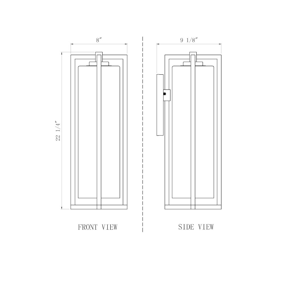 Z-Lite 1 Light Outdoor Wall Light. Picture 8
