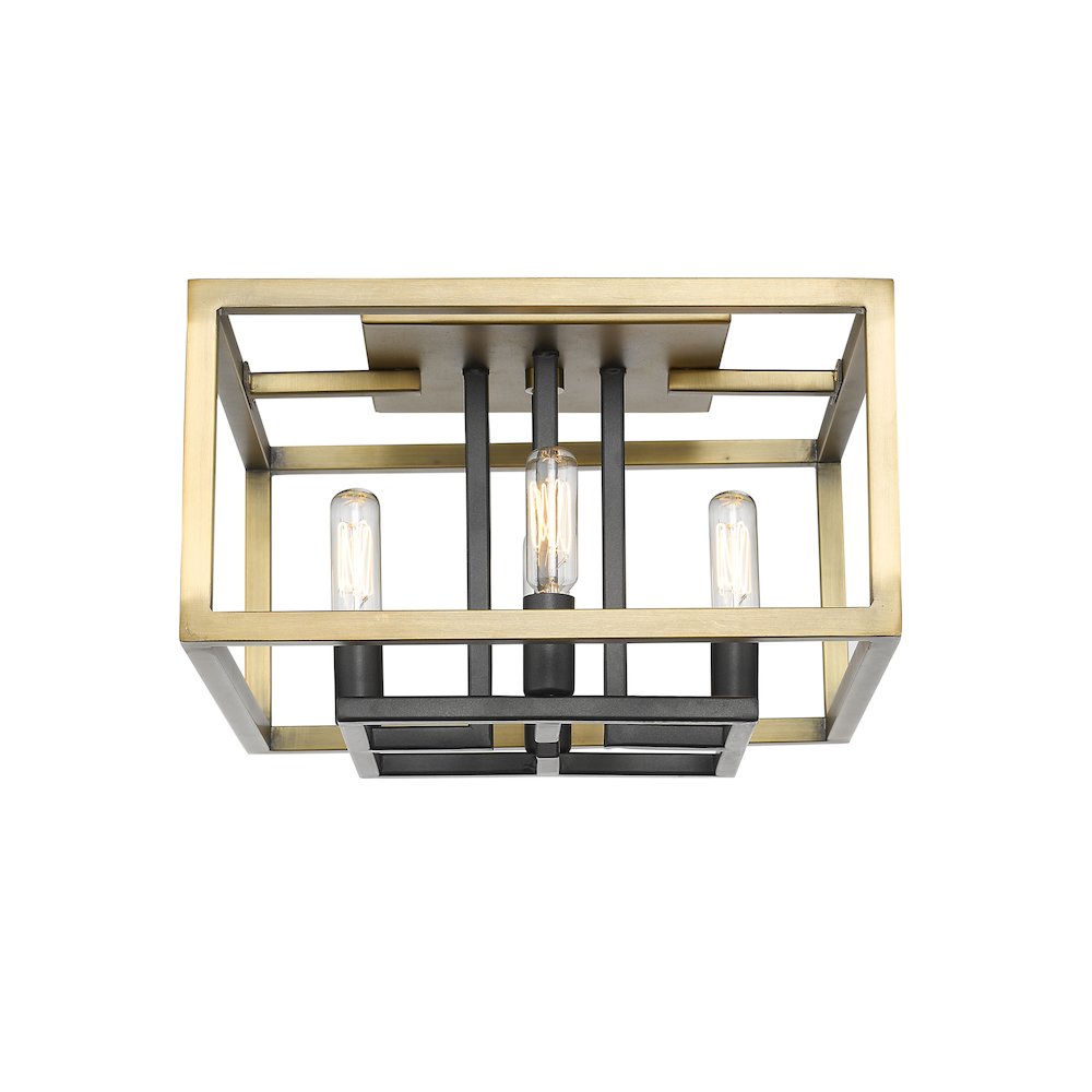 Z-Lite 4 Light Flush Mount. Picture 4