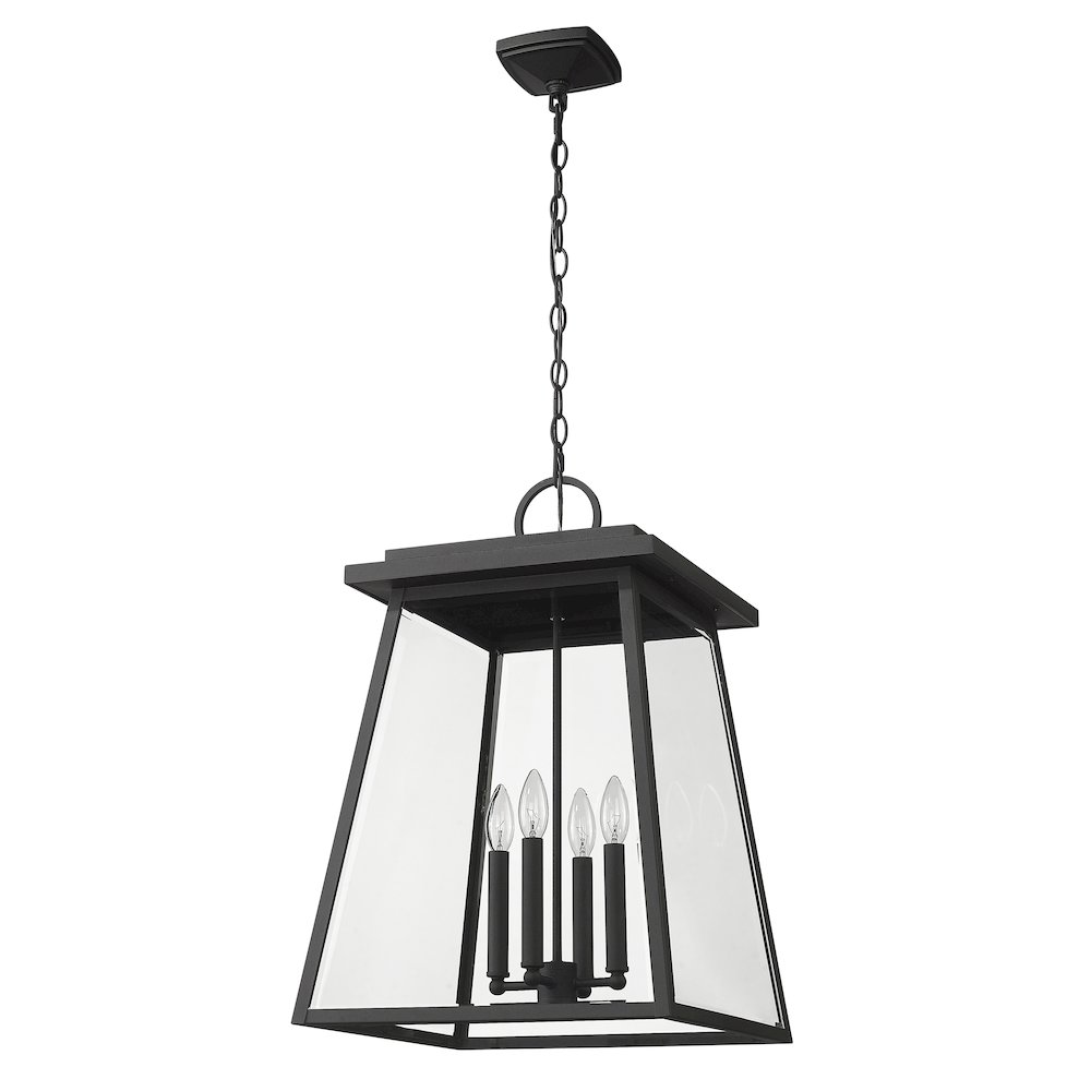 Z-Lite 4 Light Outdoor Chain Mount Ceiling Fixture. Picture 5