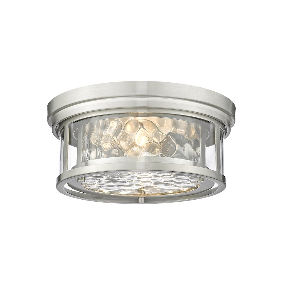 Z-Lite 2 Light Flush Mount. Picture 1