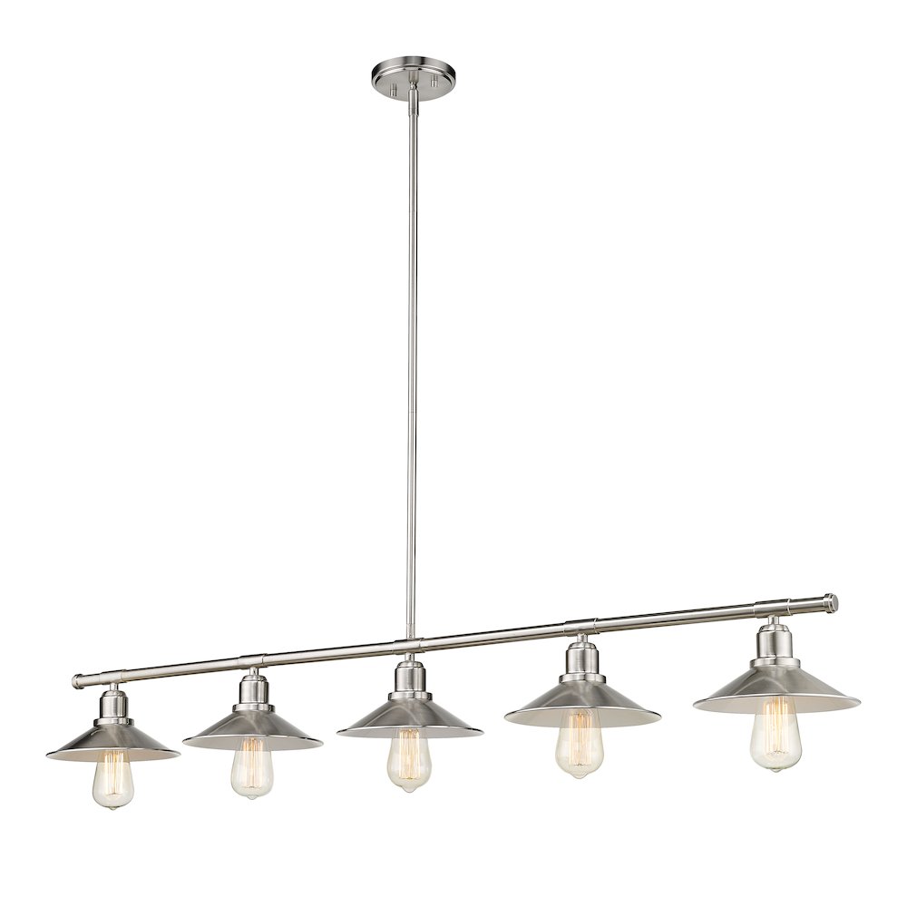 Z-Lite 5 Light Linear Chandelier. Picture 2
