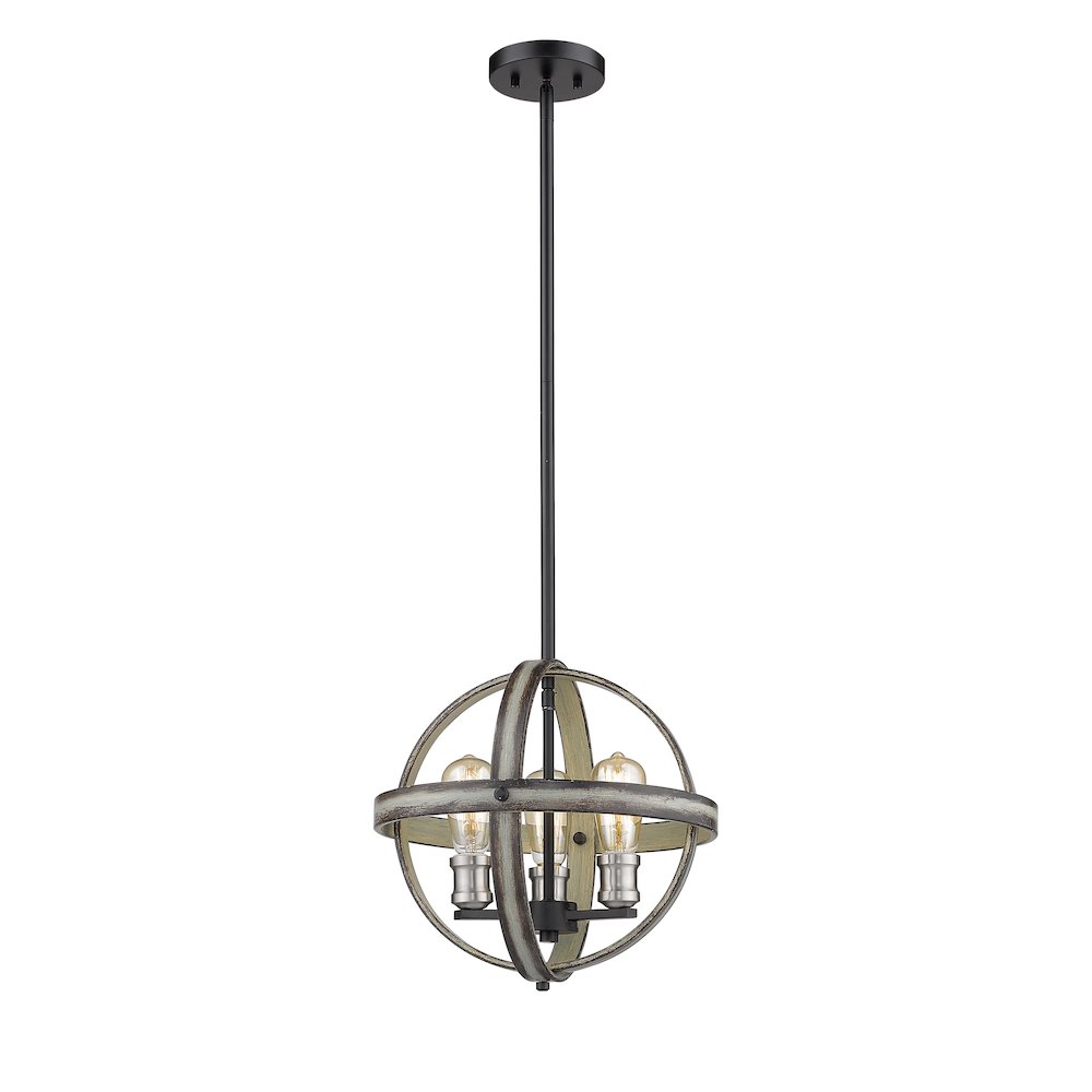Z-Lite 3 Light Pendant. Picture 3
