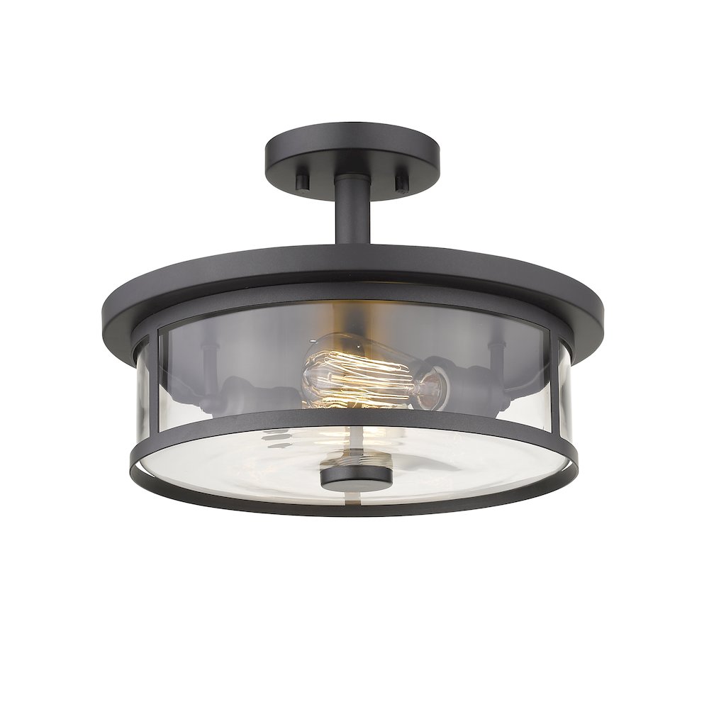 Z-Lite 2 Light Semi Flush Mount. Picture 3