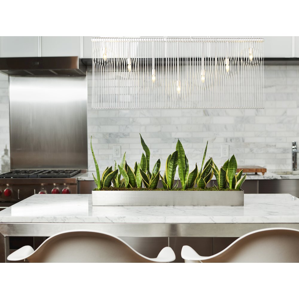 Z-Lite 7 Light Linear Chandelier. Picture 6