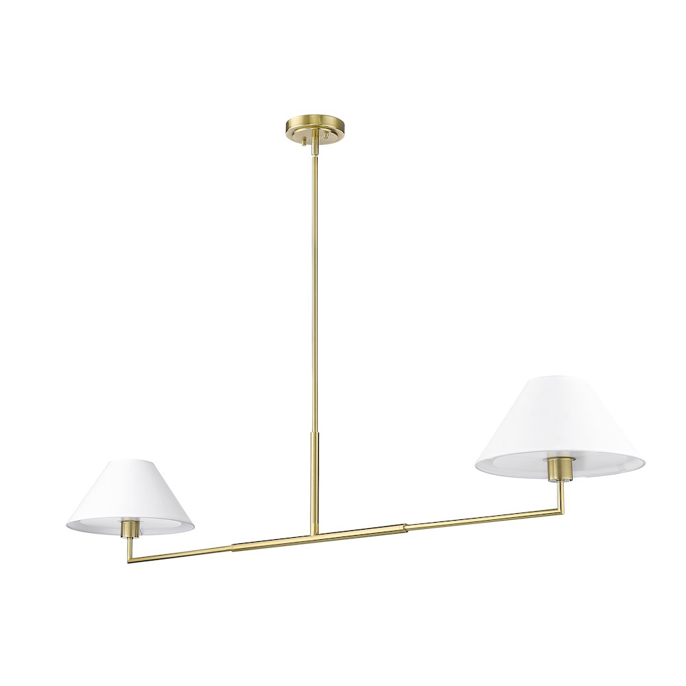 Z-Lite 2 Light Chandelier. Picture 5