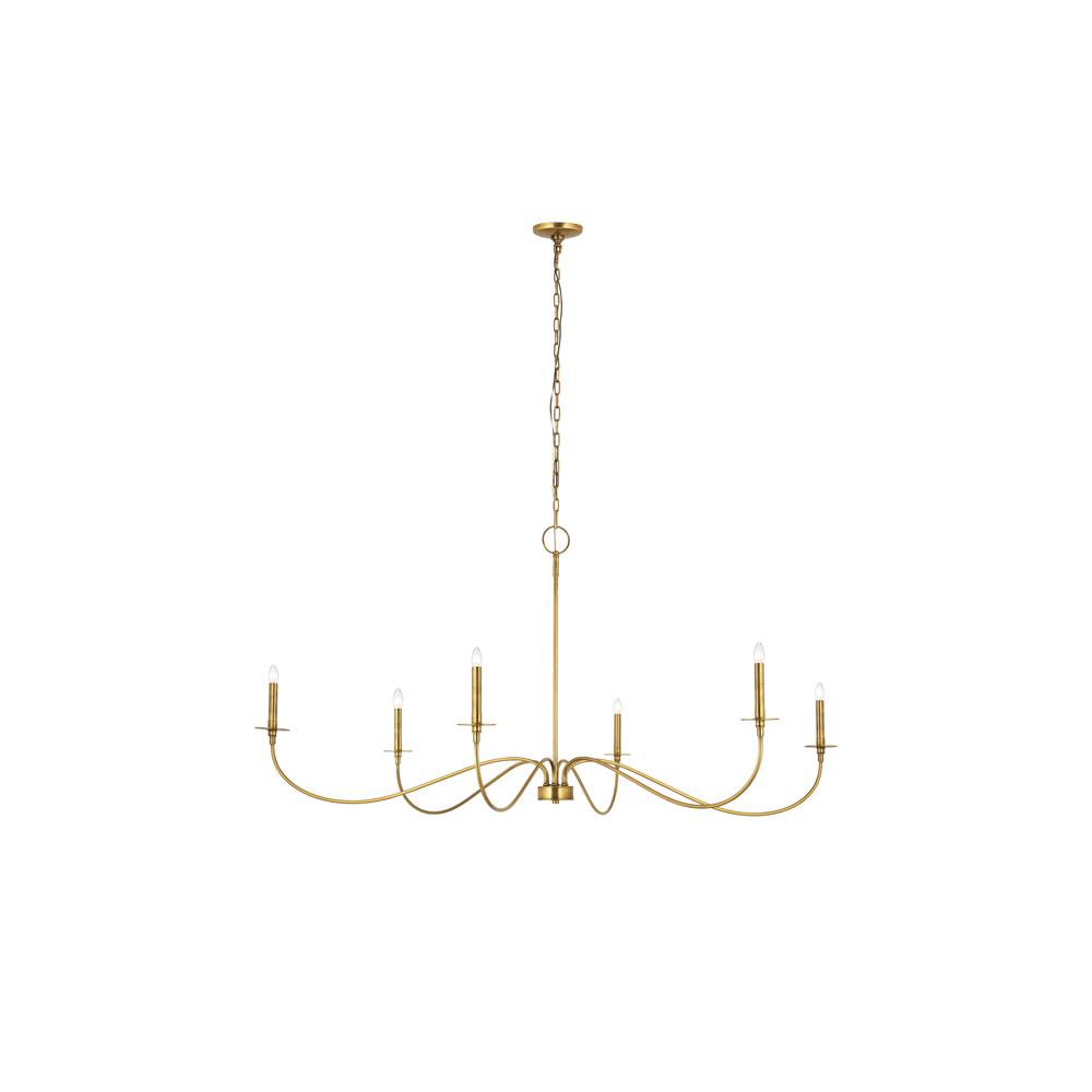 6 Light Chandelier. Picture 4