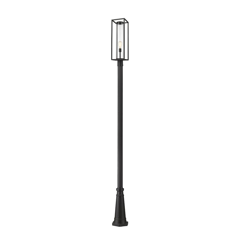 Z-Lite 1 Light Outdoor Post Mounted Fixture. Picture 1