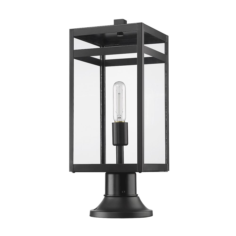Z-Lite 1 Light Outdoor Pier Mounted Fixture. Picture 5