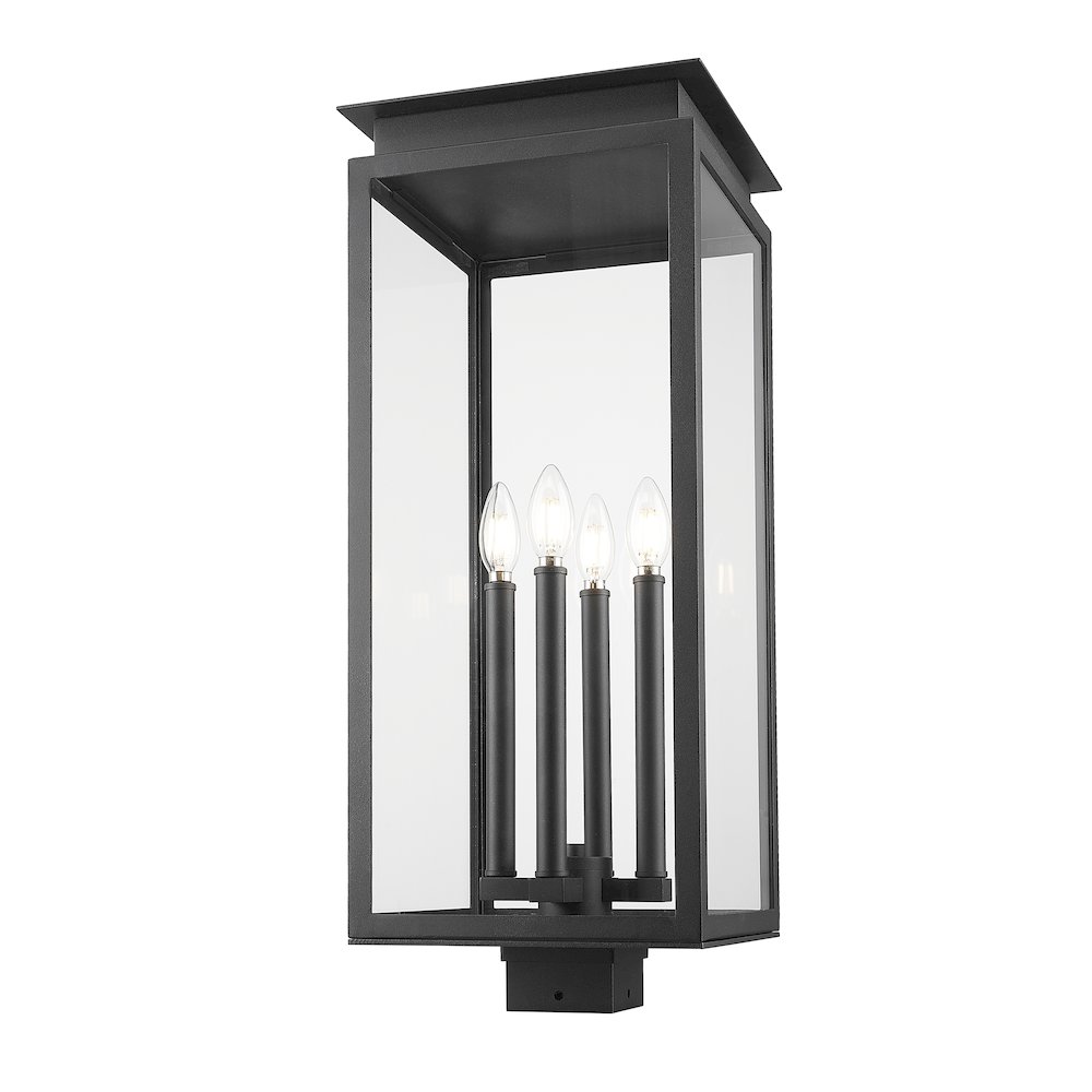 Z-Lite 4 Light Outdoor Post Mount Fixture. Picture 2