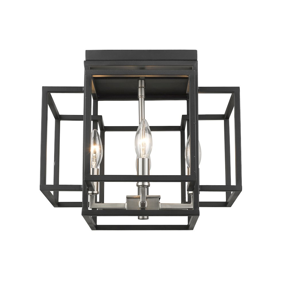 Z-Lite 4 Light Flush Mount. Picture 3