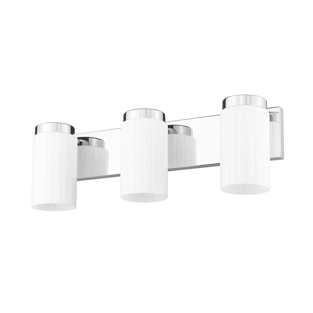 Z-Lite Burk 3 Light Vanity, Chrome. Picture 5
