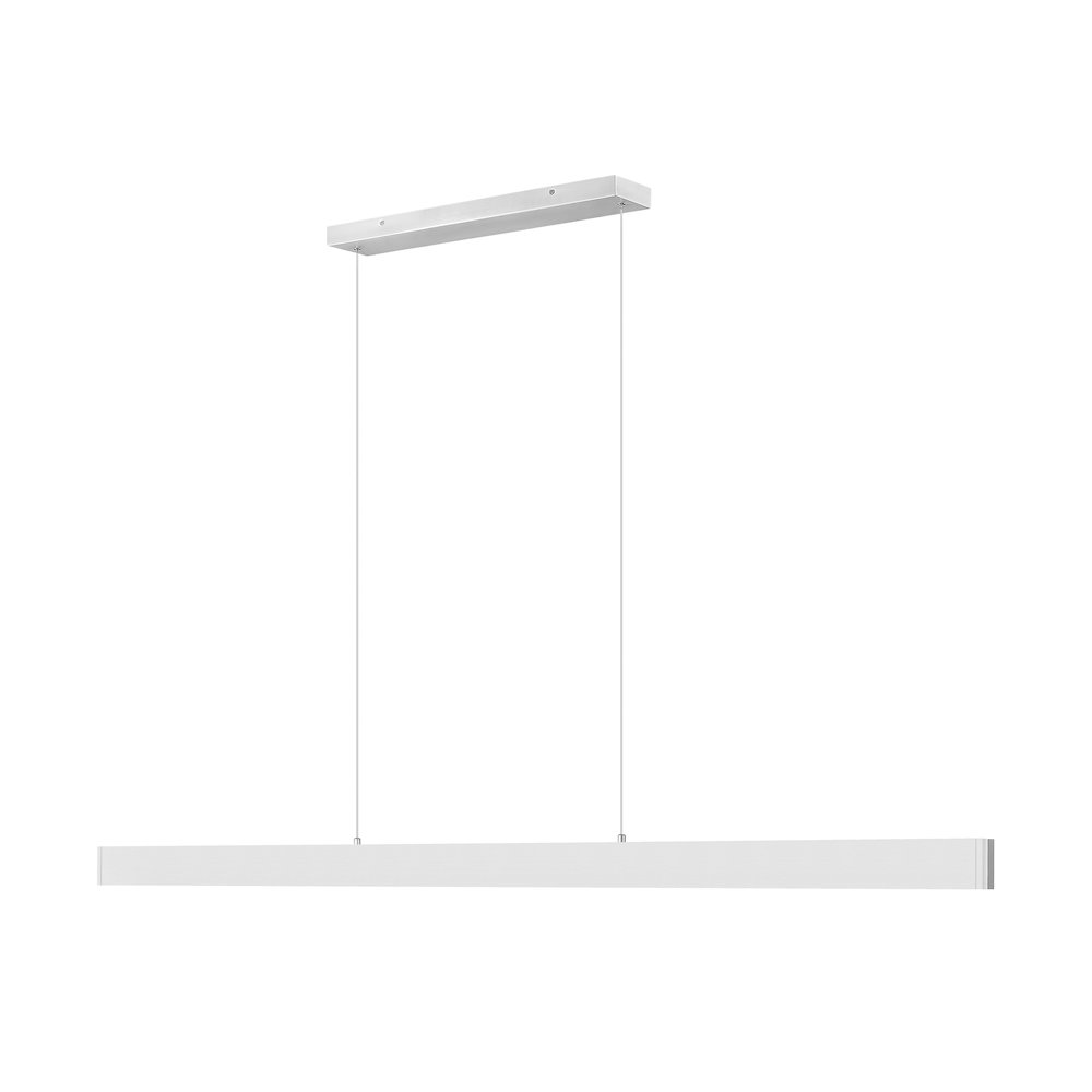 Z-Lite 1 Light Linear Chandelier, Brushed Nickel. Picture 3
