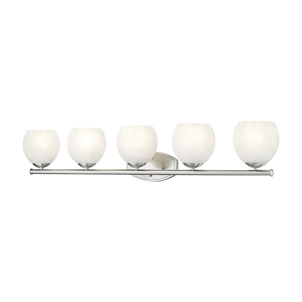 Z-Lite 5 Light Vanity, Brushed Nickel. Picture 1