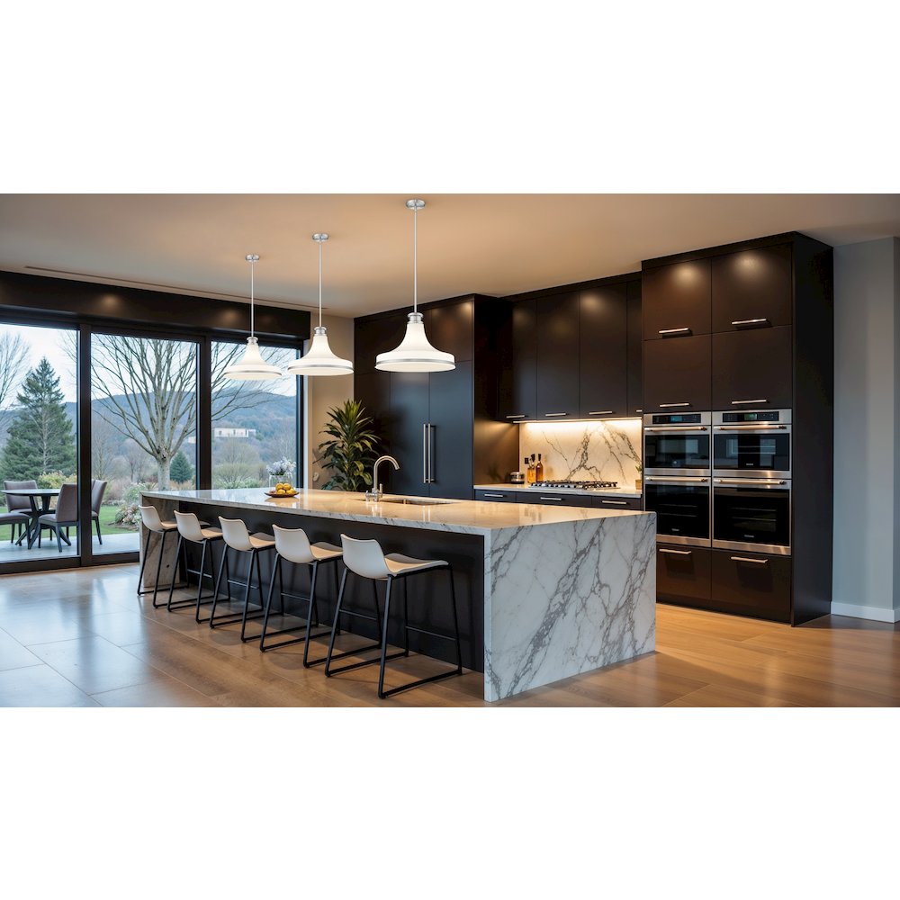 Z-Lite 1 Light Pendant, Brushed Nickel. Picture 6