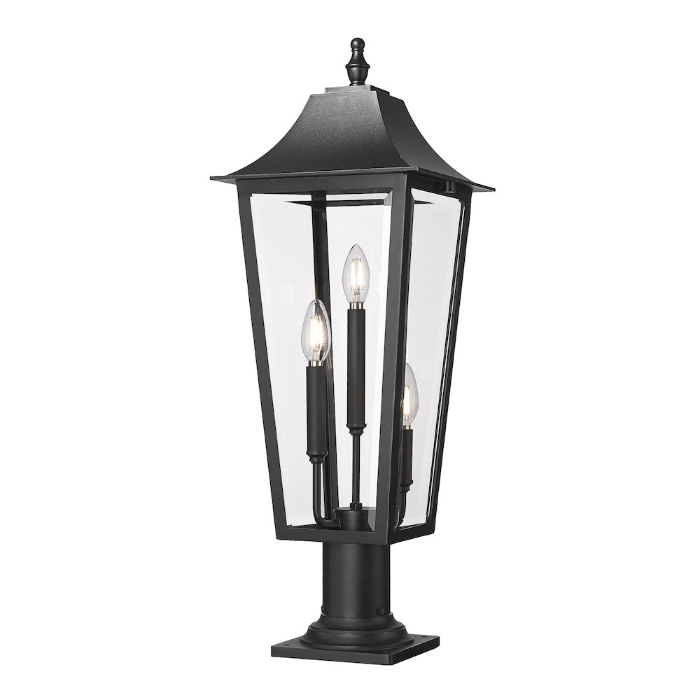 Z-Lite 3 Light Outdoor Pier Mounted Fixture. Picture 1