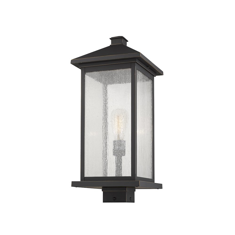 Z-Lite 1 Light Outdoor Post Mount Fixture. Picture 3