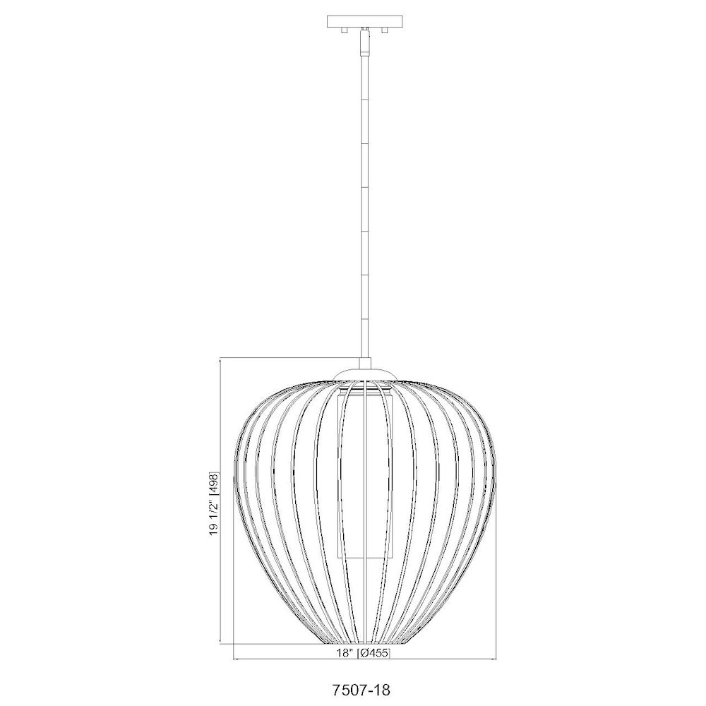 Z-Lite 1 Light Pendant. Picture 8