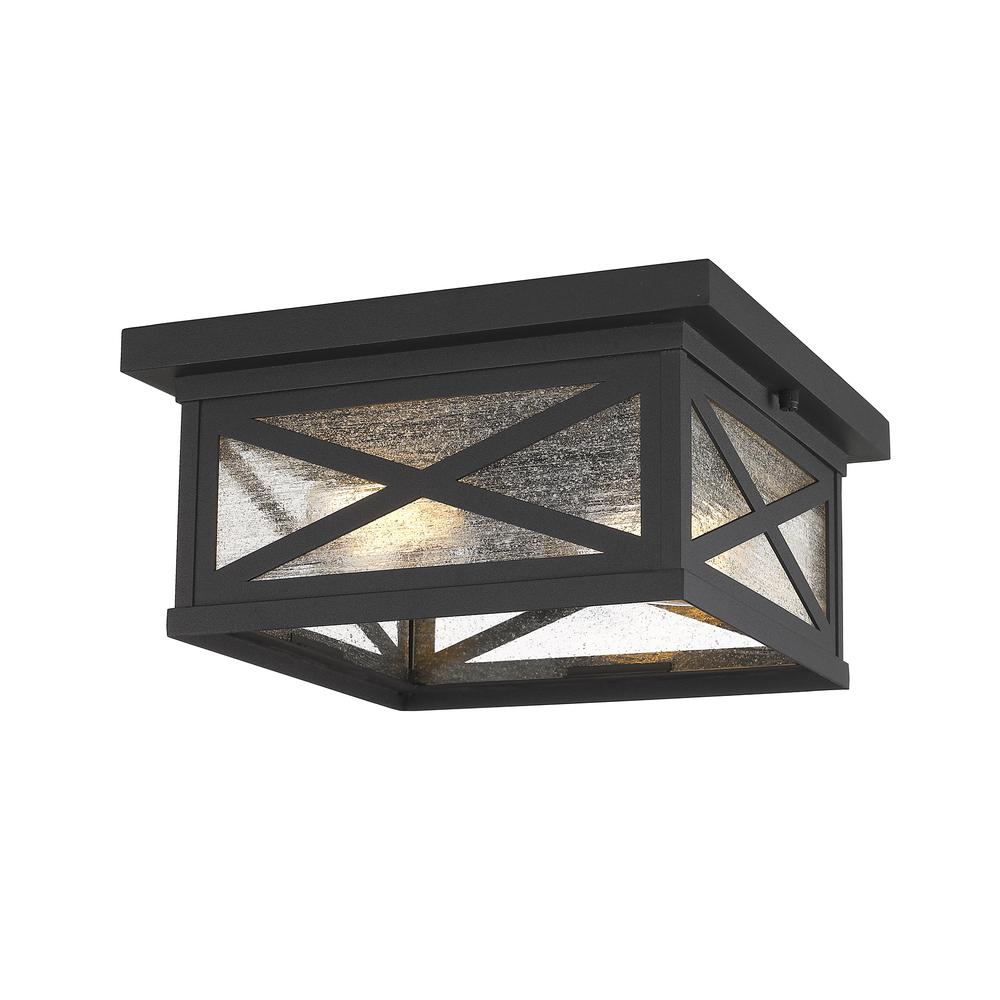 2 Light Outdoor Flush Mount. Picture 1